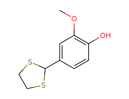 Phenol,4-(1,3-dithiolan-2-yl)-2-methoxy-