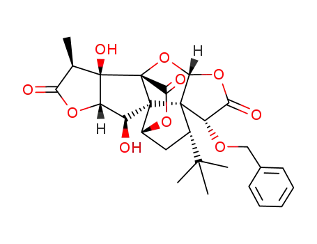 Molecular Structure of 170288-58-1 (α-benzylginkgolide B)