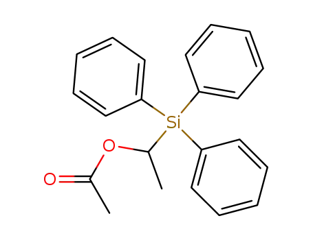 Molecular Structure of 56042-04-7 (Ethanol, 1-(triphenylsilyl)-, acetate)