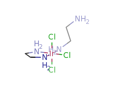 Iridium(1+),dichlorobis(1,2-ethanediamine-kN,kN')-, chloride, (OC-6-12)- (9CI)(15444-46-9)