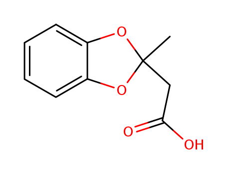 1,3-Benzodioxole-2-acetic acid, 2-methyl-