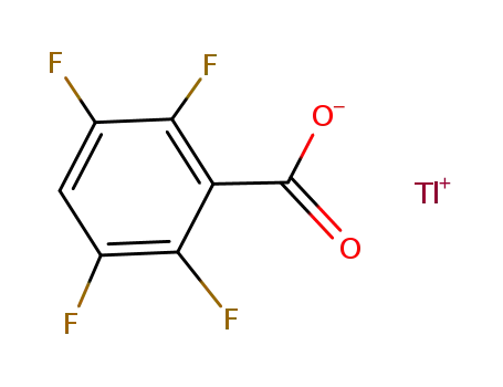 Molecular Structure of 75669-81-7 (thallous 2,3,5,6-tetrafluorobenzoate)