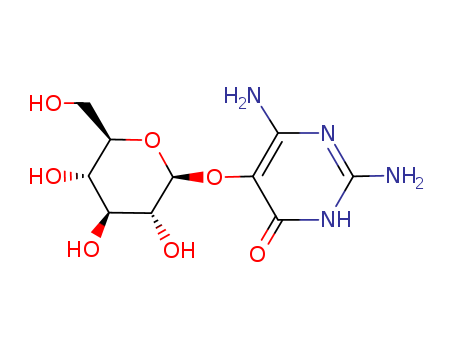 2,6-diamino-5-(beta-D-glucopyranosyloxy)-(1H)-pyrimidin-4-one