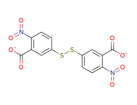 Molecular Structure of 552-24-9 (5,5’-dithiobis(2-nitrobenzoate))
