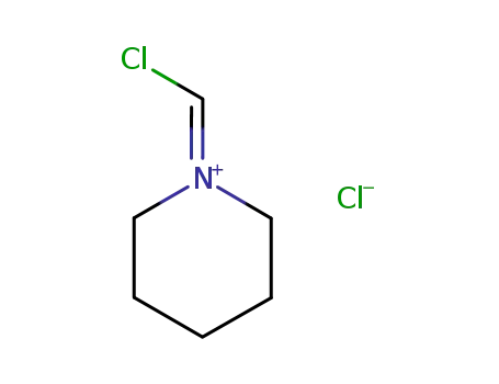 Molecular Structure of 59611-74-4 (Piperidinium, 1-(chloromethylene)-, chloride)
