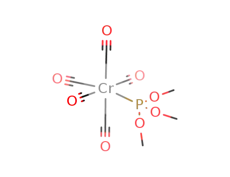 Molecular Structure of 18461-34-2 (Chromium,pentacarbonyl(trimethyl phosphite-kP)-, (OC-6-22)-)