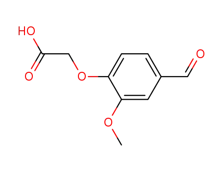 Molecular Structure of 1660-19-1 ((4-FORMYL-2-METHOXYPHENOXY)ACETIC ACID)