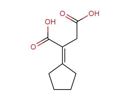 Molecular Structure of 6053-63-0 (Butanedioic acid, cyclopentylidene-)