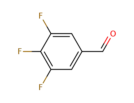 Molecular Structure of 132123-54-7 (3,4,5-Trifluorobenzaldehyde)