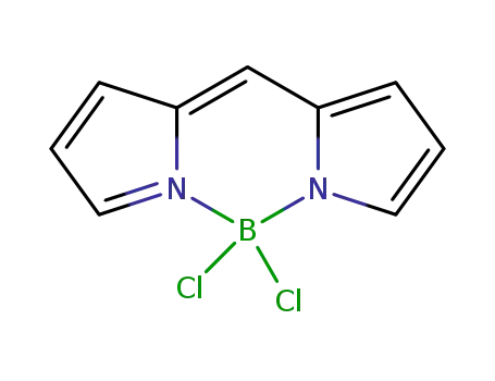 Molecular Structure of 1417726-65-8 (4,4-dichloro-4-bora-3a,4a-diaza-s-indacene)