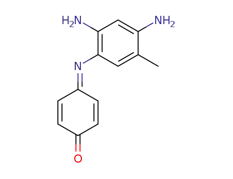 Molecular Structure of 121-23-3 (N-(2,4-DIAMINO-5-METHYLPHENYL)-P-BENZOQUINONEIMINE)
