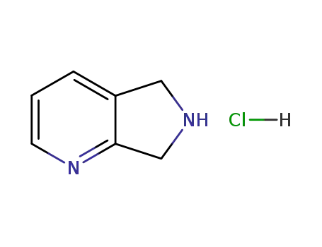 Molecular Structure of 651558-51-9 (6,7-Dihydro-5H-pyrrolo[3,4-b]pyridine HCl)