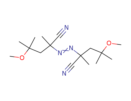 Pentanenitrile,2,2'-(1,2-diazenediyl)bis[4-methoxy-2,4-dimethyl-(15545-97-8)