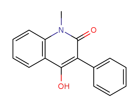 Molecular Structure of 519-66-4 (4-HYDROXY-1-METHYL-3-PHENYL-1,2-DIHYDROQUINOLIN-2-ONE)