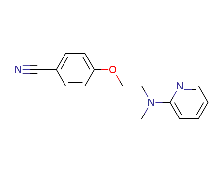 Molecular Structure of 1014990-30-7 (4-(2-[methyl(pyridine-2-yl)amino]ethoxy)benzonitrile)