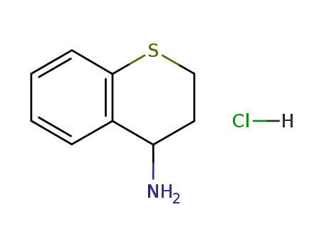 Molecular Structure of 15857-70-2 ((3,4-dihydro-2H-1-benzothiopyran-4-yl)ammonium chloride)