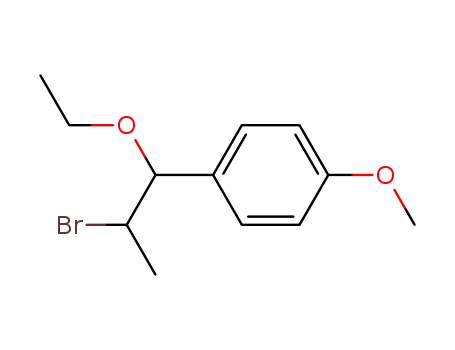 1-(1-ethoxy-2-bromo-propyl)-4-methoxy-benzene