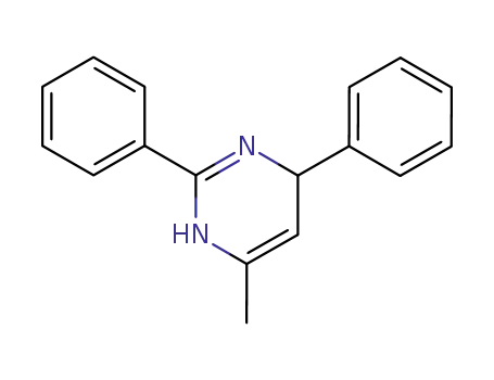 Molecular Structure of 58870-09-0 (Pyrimidine, 1,4-dihydro-6-methyl-2,4-diphenyl-)