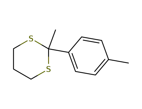 Molecular Structure of 56637-45-7 (2-methyl-2-(4-methylphenyl)-1,3-dithiane)