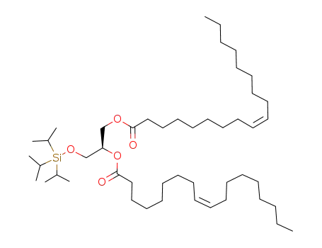 Molecular Structure of 1001440-59-0 (1,2-dioleoyl-3-O-triisopropylsilyl-sn-glycerol)