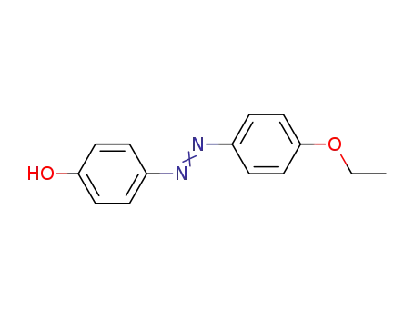 Molecular Structure of 2496-26-6 (4'-Ethoxyazobenzene-4-ol)
