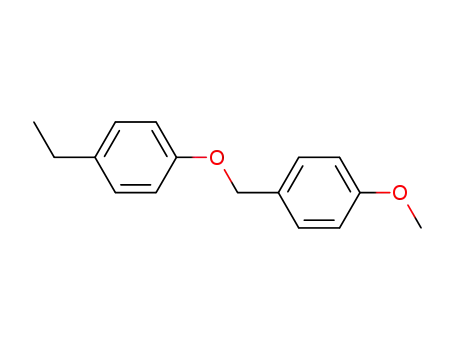 Molecular Structure of 127870-20-6 (1-ethyl-4-((4-methoxybenzyl)oxy)benzene)