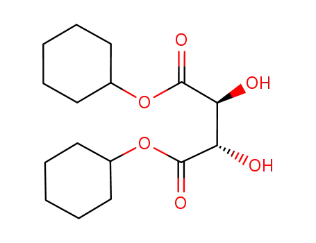 Molecular Structure of 15785-59-8 (dicyclohexyl tartrate)