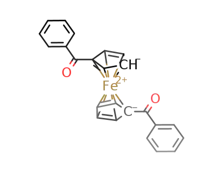 Molecular Structure of 12180-80-2 (1,1'-DIBENZOYLFERROCENE)