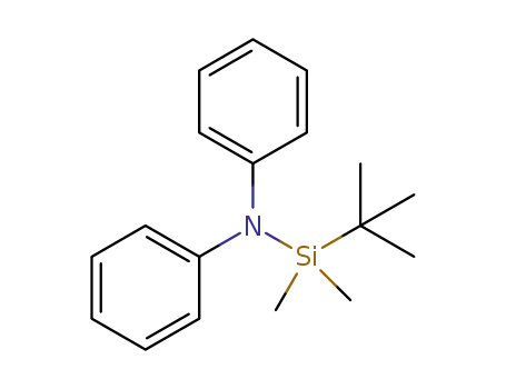 Molecular Structure of 1321455-60-0 (1-tert-butyl-1,1-dimethyl-N,N-diphenylsilanamine)