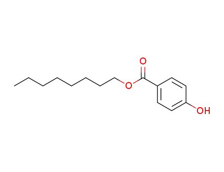 Molecular Structure of 1219-38-1 (Octyl paraben)