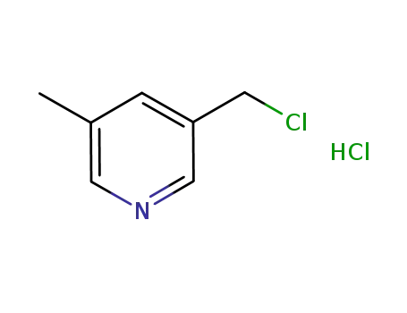 Molecular Structure of 1007089-84-0 (3-(Chloromethyl)-5-methylpyridine hydrochloride)