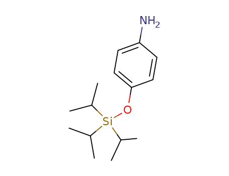 Molecular Structure of 1016987-47-5 (4-[[tris(propan-2-yl)silyl]oxy]aniline)