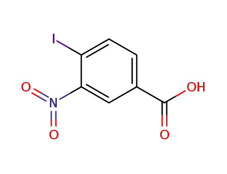 Molecular Structure of 35674-27-2 (4-Iodo-3-nitrobenzoic acid)