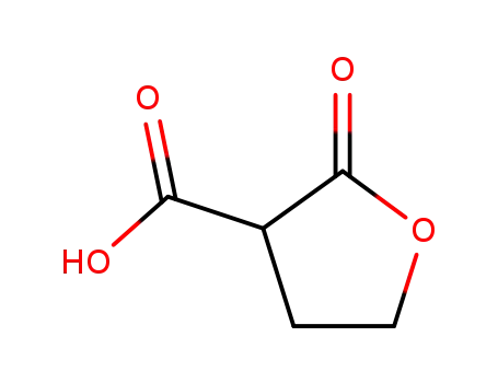 Molecular Structure of 4360-91-2 (2-oxooxolane-3-carboxylic acid)