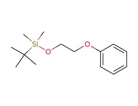 Molecular Structure of 143038-69-1 (tert-Butyl-dimethyl-(2-phenoxy-ethoxy)-silane)