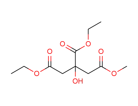 Molecular Structure of 1242516-58-0 (1,2-diethyl-3-methyl-2-hydroxypropane-1,2,3-tricarboxylate)