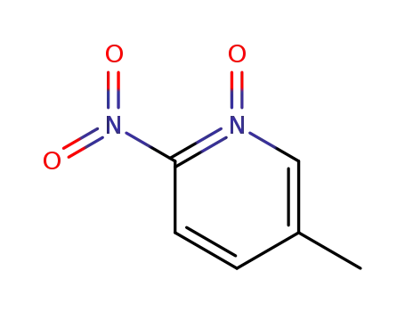 Molecular Structure of 100047-39-0 (2-nitro-5-methylpyridine-N-oxide)