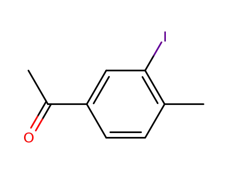 Molecular Structure of 52107-84-3 (3'-IODO-4'-METHYLACETOPHENONE)