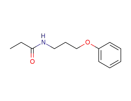 Molecular Structure of 104053-84-1 (N-3-phenoxypropylpropionamide)