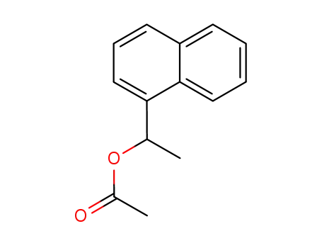 Molecular Structure of 57573-90-7 (1-Naphthalenemethanol, a-methyl-, acetate)