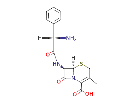 Molecular Structure of 34632-04-7 (L-Cephalexin)