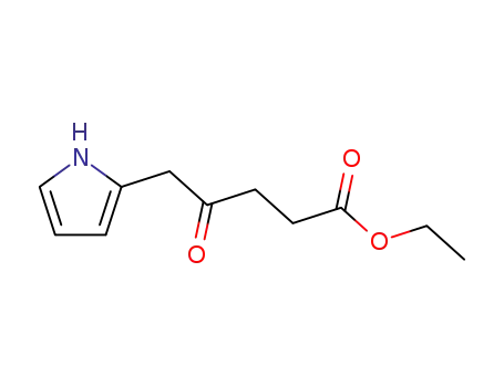 Molecular Structure of 105886-77-9 (ethyl 4-oxo-5-(2-pyrrolyl)-pentanoate)