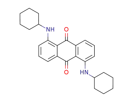 Molecular Structure of 15958-68-6 (1,5-Dicyclohexylaminoanthraquinone)