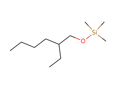 Molecular Structure of 18023-53-5 ((2-Ethylhexyloxy)trimethylsilane)