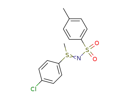 Molecular Structure of 24702-28-1 (N-[(4-chlorophenyl)(methyl)-lambda~4~-sulfanylidene]-4-methylbenzenesulfonamide)