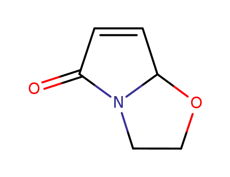 Molecular Structure of 1186033-58-8 (2,3-dihydropyrrolo[2,1-b]oxazol-5(7ah)-one)