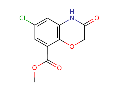 2H-1,4-Benzoxazine-8-carboxylicacid, 6-chloro-3,4-dihydro-3-oxo-, methyl ester