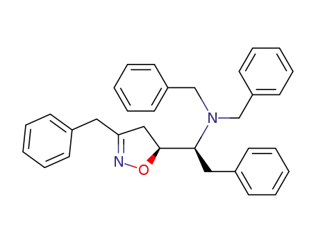 Molecular Structure of 172526-43-1 ((5S,1'S)-3-phenylmethyl-5-(1'-N,N-dibenzylamino-2'-phenylethyl)-2-isoxazoline)