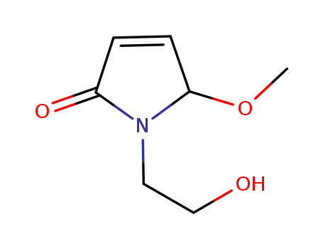 Molecular Structure of 1186033-60-2 (1-(2-hydroxyethyl)-5-methoxy-1H-pyrrol-2(5H)-one)
