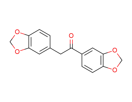 Molecular Structure of 50463-29-1 (1,2-bis(1,3-benzodioxol-5-yl)ethanone)